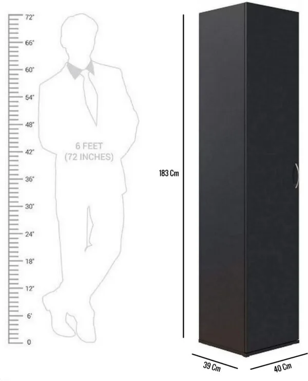 Buy Kitchen Cabinet (Finish Color - Wenge, Pre-assembled) Online - Image 4