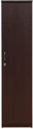 Buy 1 Door Wardrobe (Finish Color - Brown, Pre-assembled) Online