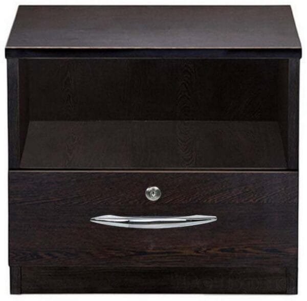 Buy Bedside Table (Finish Color - Wenge, Pre-assembled) ST05 Online