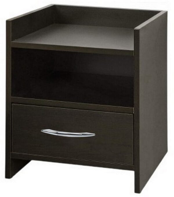 Buy Bedside Table (Finish Color - Wenge, Pre-assembled) ST07 Online