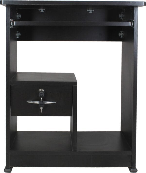 Buy Computer Table (Finish Color - Black, Pre-assembled) CT10 Online - Image 3