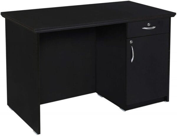 Buy Office Table (Finish Color - Wenge, Pre-assembled) Online - Image 2