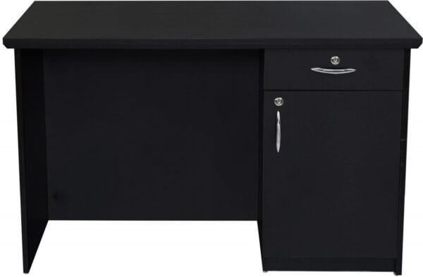 Buy Office Table (Finish Color - Wenge, Pre-assembled) Online