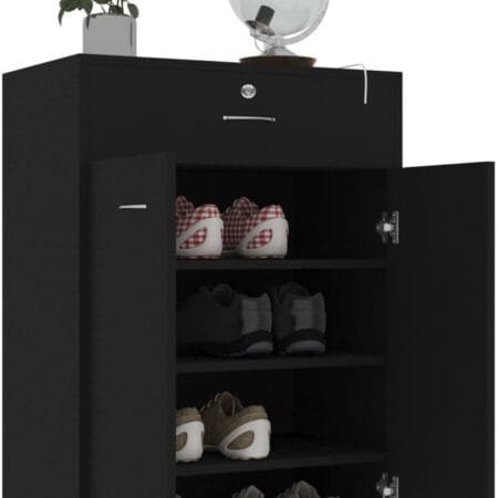 Buy Shoe Rack (Brown, 4 Shelves, Pre-assembled) SR04 Online