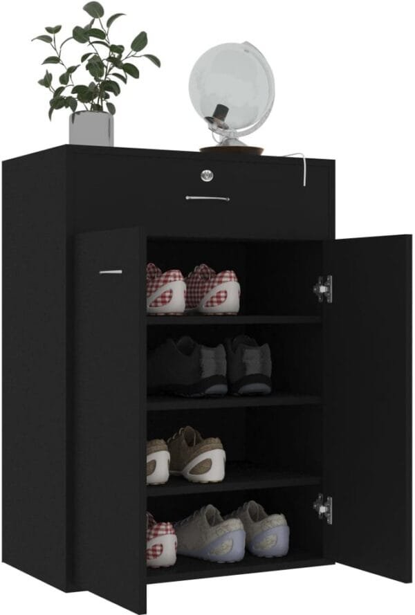 Buy Shoe Rack (Brown, 4 Shelves, Pre-assembled) SR04 Online