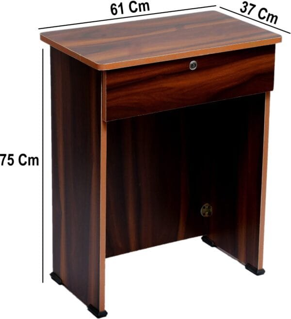 Buy Study Table (Finish Color - Walnut,Pre-assembled) Online