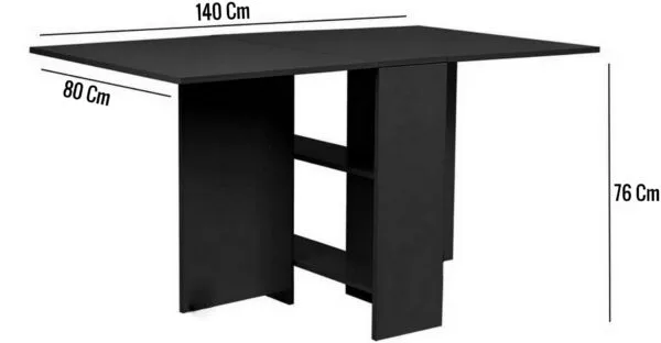 Buy 6 Seater Dining Table (Finish Color - Wenge, Pre-assembled) Online