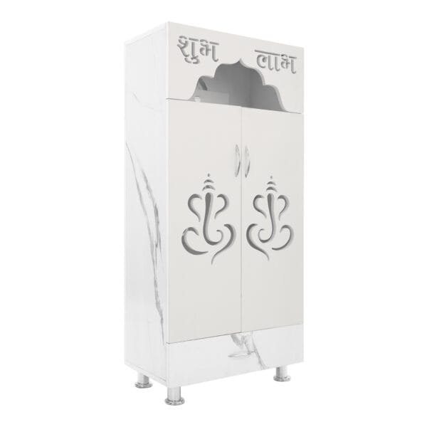 Buy Prime Home Temple Home Mandir Engineered Wood Home Temple with LED Light  (Height: 130cm, Pre-Assembled) Online - Image 4